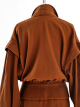Thierry Mugler Burnt Sienna Skirt Suit Suit arcadeshops.com