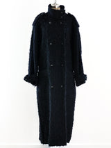 Escada Navy Boucle Coat Jacket arcadeshops.com