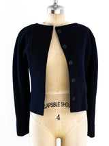 Galanos Stripe Wool Top Top arcadeshops.com