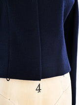 Galanos Stripe Wool Top Top arcadeshops.com