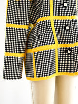 Bill Blass Houndstooth Jacket Jacket arcadeshops.com