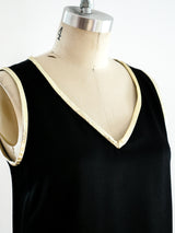 Yves Saint Laurent Silk Tank Top Top arcadeshops.com