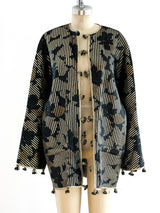 Geoffrey Beene Metallic Floral Jacket Jacket arcadeshops.com