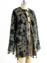 Geoffrey Beene Metallic Floral Jacket Jacket arcadeshops.com