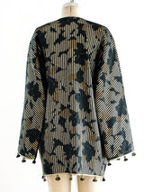 Geoffrey Beene Metallic Floral Jacket Jacket arcadeshops.com