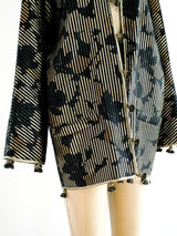 Geoffrey Beene Metallic Floral Jacket Jacket arcadeshops.com