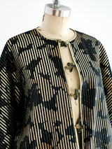 Geoffrey Beene Metallic Floral Jacket Jacket arcadeshops.com
