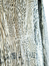 Ruffled Silk Chiffon Blouse Top arcadeshops.com