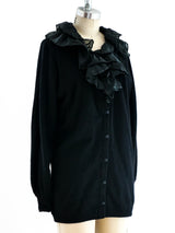 Gucci Cardigan with Organza Collar Jacket arcadeshops.com