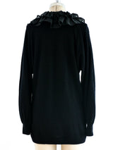 Gucci Cardigan with Organza Collar Jacket arcadeshops.com