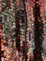 Halston Copper Sequin Bomber Jacket arcadeshops.com