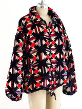 Isabel Marant Quilt Printed Velvet Coat Jacket arcadeshops.com