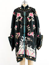 Hand Embroidered Chinese Silk Robe Jacket arcadeshops.com