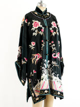 Hand Embroidered Chinese Silk Robe Jacket arcadeshops.com