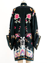 Hand Embroidered Chinese Silk Robe Jacket arcadeshops.com