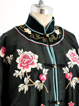 Hand Embroidered Chinese Silk Robe Jacket arcadeshops.com