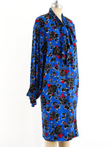 Yves Saint Laurent Rose Print Dress Dress arcadeshops.com