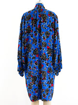 Yves Saint Laurent Rose Print Dress Dress arcadeshops.com
