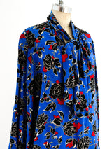 Yves Saint Laurent Rose Print Dress Dress arcadeshops.com