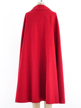 Nautical Inspired Red Cape Jacket arcadeshops.com