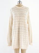Ivory Mohair Knit Dress Dress arcadeshops.com