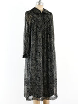 Ted Lapidus Floral Silk Chiffon Dress Dress arcadeshops.com