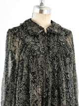 Ted Lapidus Floral Silk Chiffon Dress Dress arcadeshops.com