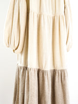 Laura Biagiotti Cashmere Tiered Dress Dress arcadeshops.com