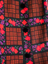 Oscar de la Renta Floral Skirt Set Suit arcadeshops.com