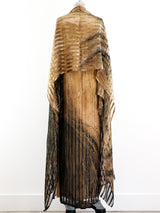 Pauline Trigere Silk Chiffon Maxi Dress Dress arcadeshops.com