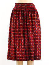 Yves Saint Laurent Floral Print Skirt Skirt arcadeshops.com