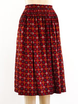 Yves Saint Laurent Floral Print Skirt Skirt arcadeshops.com