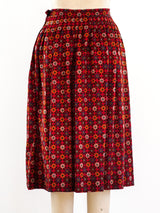 Yves Saint Laurent Floral Print Skirt Skirt arcadeshops.com