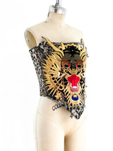 Roberto Cavalli Dragon Bustier Top arcadeshops.com