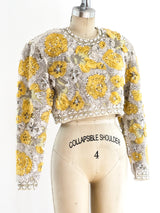 Naeem Khan Ribbon Embellished Top Top arcadeshops.com