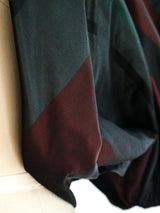 Maroon Striped Taffeta Jacket Jacket arcadeshops.com