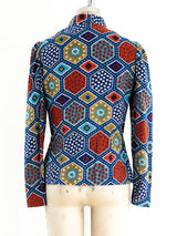 Malcolm Starr Patchwork Print Shirt Top arcadeshops.com