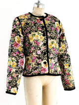 Oscar de la Renta Metallic Brocade Jacket Jacket arcadeshops.com