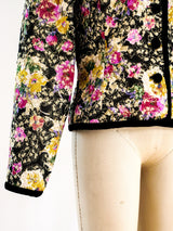 Oscar de la Renta Metallic Brocade Jacket Jacket arcadeshops.com