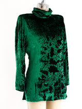 Ungaro Emerald Velvet Top Top arcadeshops.com