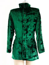 Ungaro Emerald Velvet Top Top arcadeshops.com