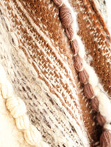 Fringed Hand Woven Poncho Jacket arcadeshops.com