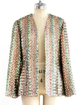 Iridescent Sequin Jacket Jacket arcadeshops.com