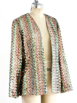 Iridescent Sequin Jacket Jacket arcadeshops.com