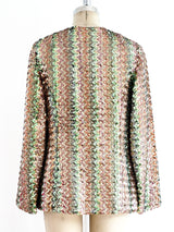 Iridescent Sequin Jacket Jacket arcadeshops.com