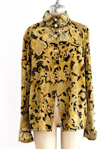 Gianfranco Ferre Baroque Print Blouse Top arcadeshops.com