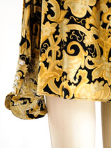 Gianfranco Ferre Baroque Print Blouse Top arcadeshops.com