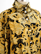 Gianfranco Ferre Baroque Print Blouse Top arcadeshops.com
