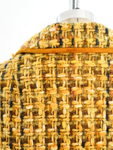 Mustard Tweed Trapeze Coat Jacket arcadeshops.com