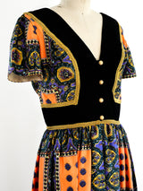 Scarf Print Maxi Dress Dress arcadeshops.com